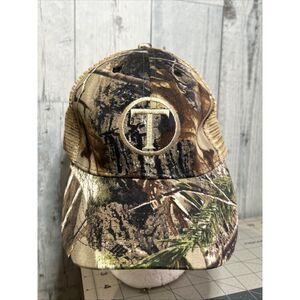 Camouflage with letter "T" Ball Cap Hat Adjustable Baseball